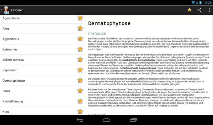 Alle Krankheiten (Free) android App screenshot 2