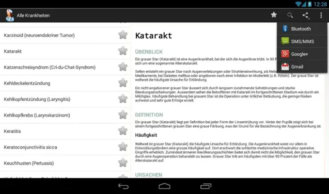 Alle Krankheiten (Free) android App screenshot 4